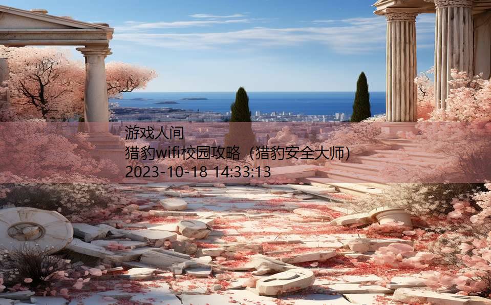 猎豹wifi校园攻略（猎豹安全大师）