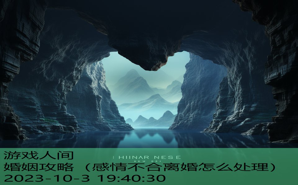 婚姻攻略(感情不合离婚怎么处理) 婚姻攻略(感情不合离婚怎么处理)