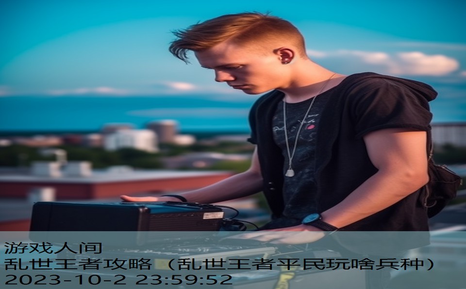乱世王者攻略(乱世王者平民玩啥兵种) 乱世王者攻略(乱世王者平民玩啥兵种)