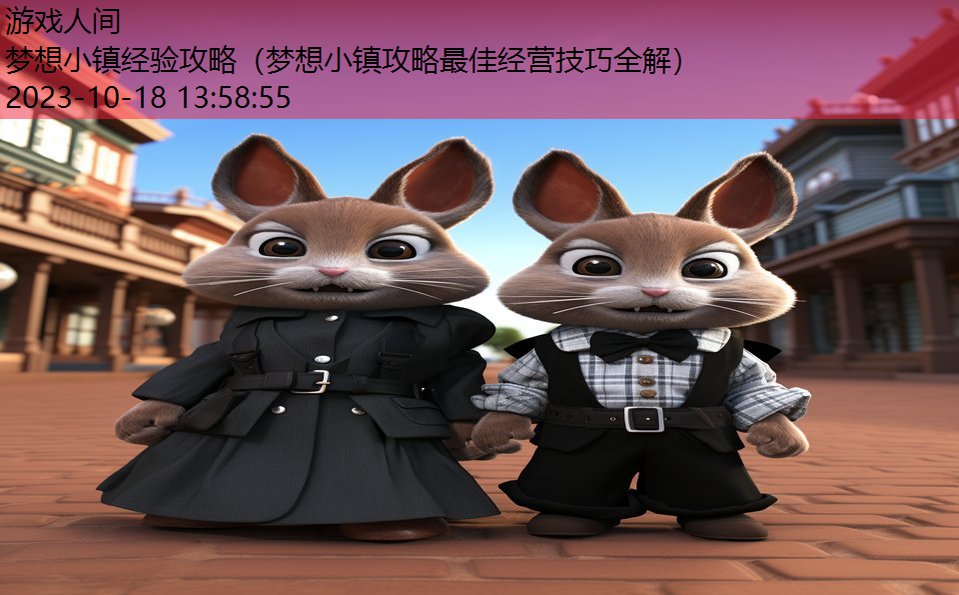 梦想小镇经验攻略(梦想小镇攻略最佳经营技巧全解) 梦想小镇经验攻略(梦想小镇攻略最佳经营技巧全解)