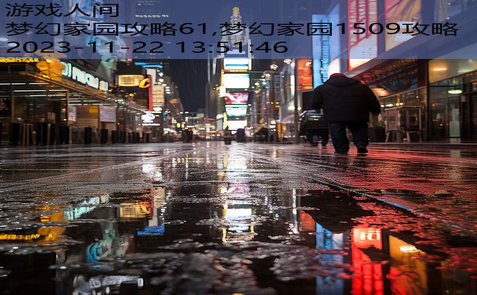 梦幻家园攻略61,梦幻家园1509攻略