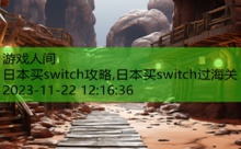 日本买switch攻略,日本买switch过海关-游戏人间