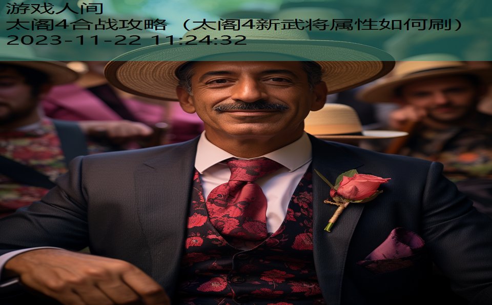 太阁4合战攻略（太阁4新武将属性如何刷）