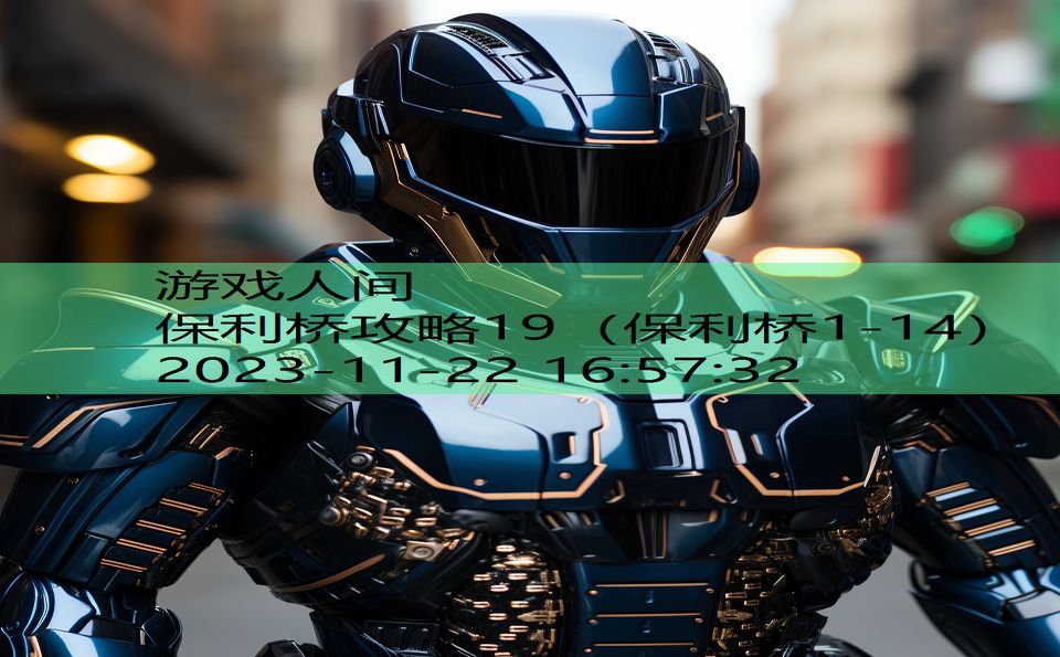 保利桥攻略19（保利桥1-14）