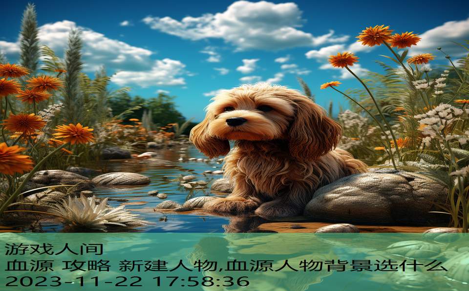 血源 攻略 新建人物,血源人物背景选什么