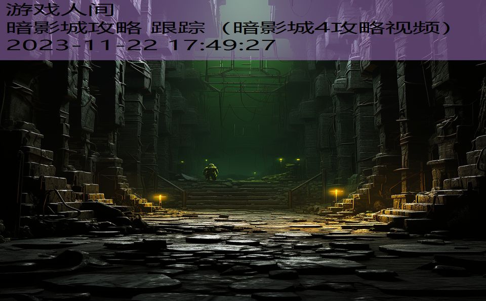 暗影城攻略 跟踪（暗影城4攻略视频）