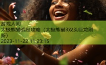 太极熊猫战役攻略-游戏人间