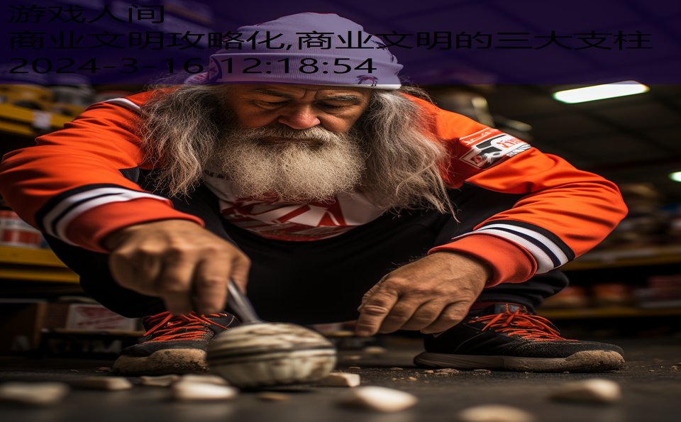 商业文明攻略化,商业文明的三大支柱