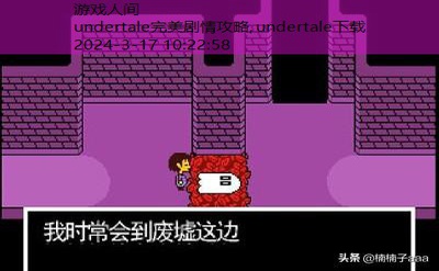 undertale攻略