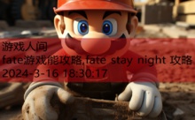 fate游戏能攻略,fate stay night 攻略-游戏人间