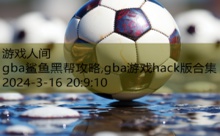 gba鲨鱼黑帮攻略,gba游戏hack版合集-游戏人间