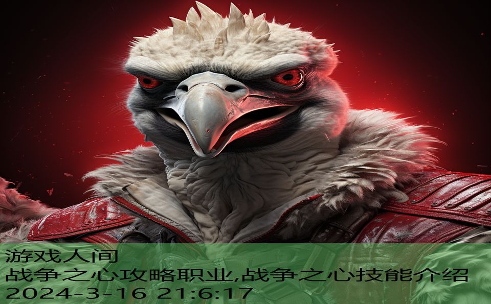 战争之心攻略职业,战争之心技能介绍