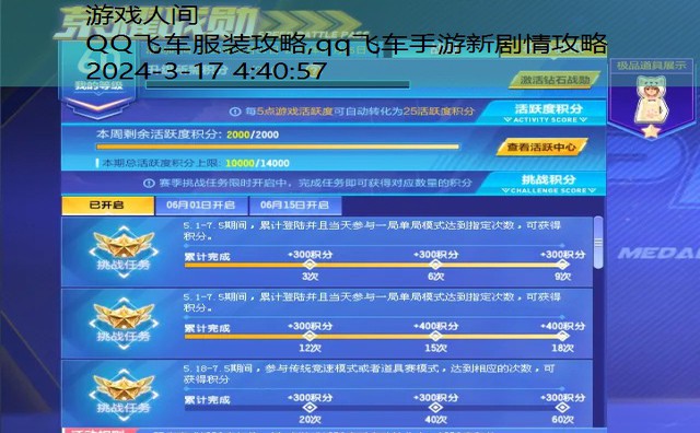 qq飞车荣耀勋章攻略