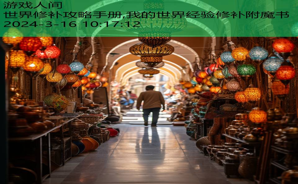 世界修补攻略手册,我的世界经验修补附魔书