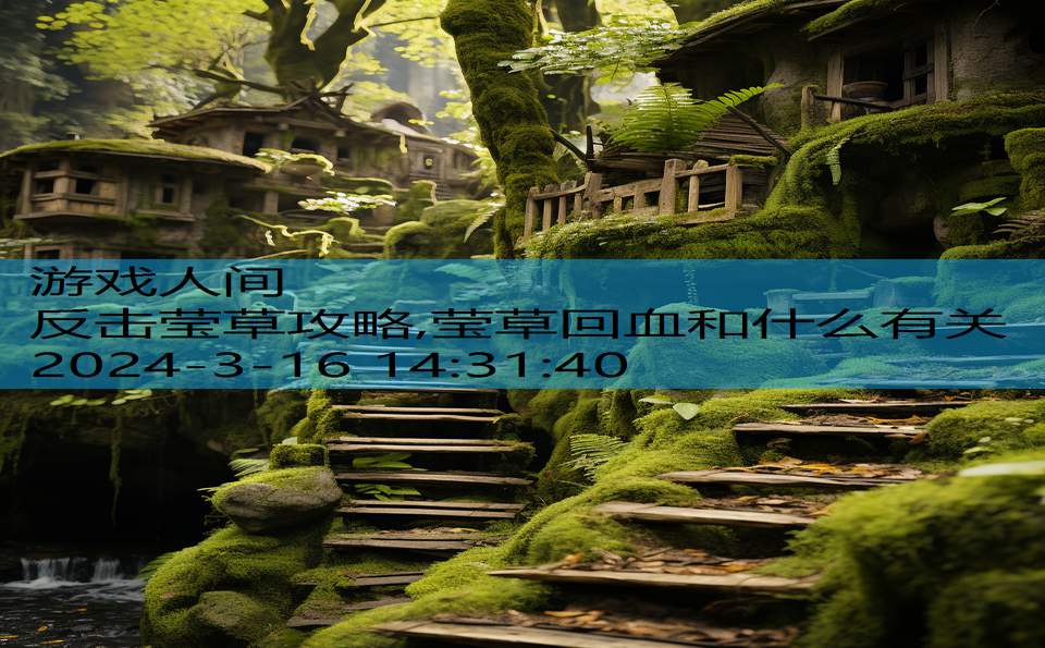 反击莹草攻略,莹草回血和什么有关