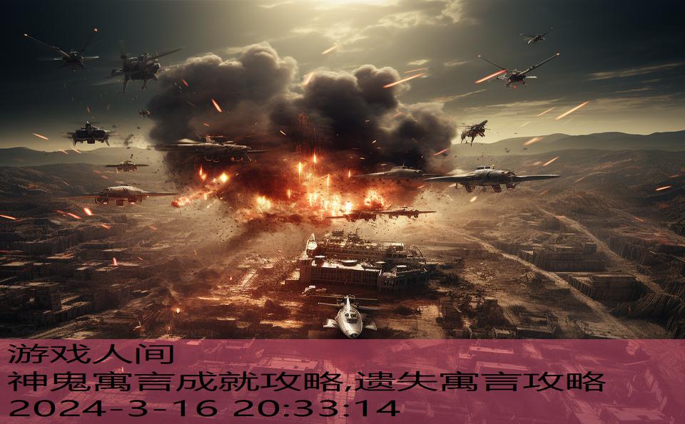 神鬼寓言成就攻略,遗失寓言攻略