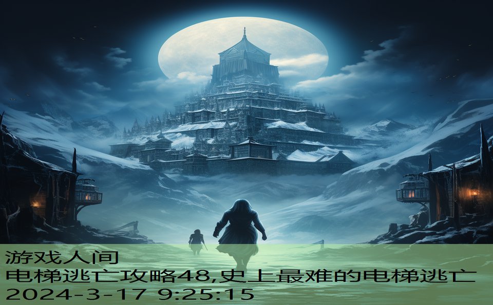 电梯逃亡攻略48,史上最难的电梯逃亡