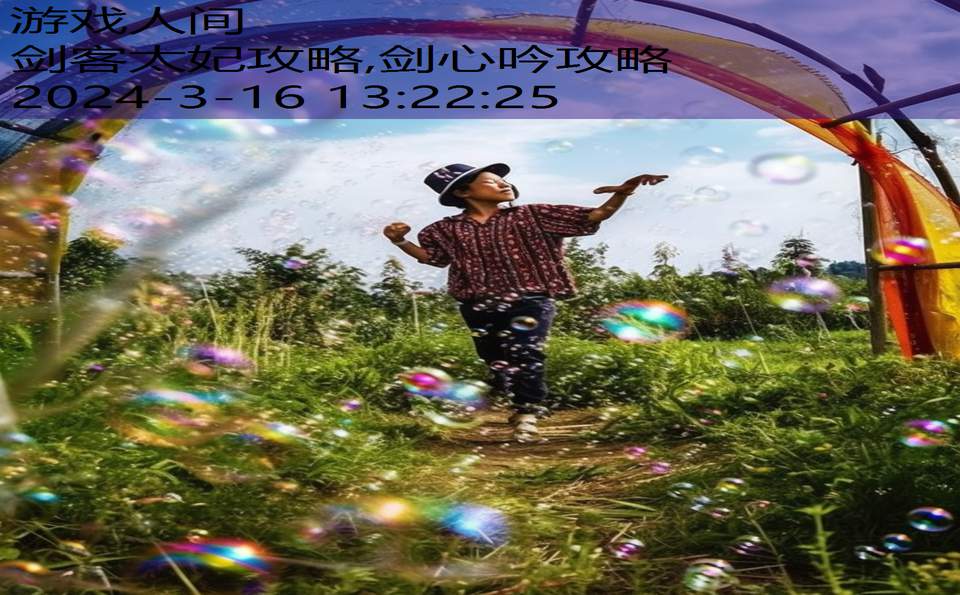 剑客太妃攻略,剑心吟攻略